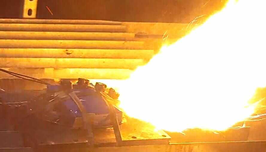 Thermal run away on LiB module